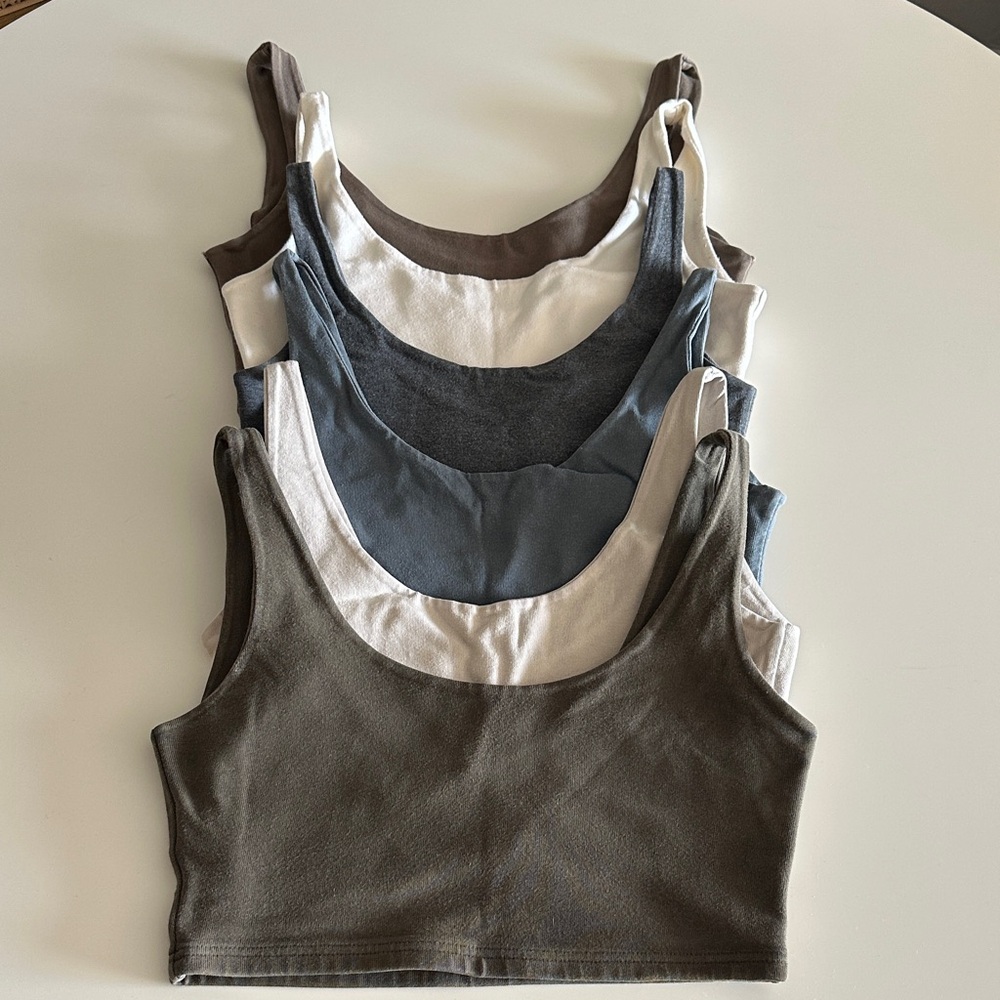 Brandy Melville Multi-Color Tank Top Set